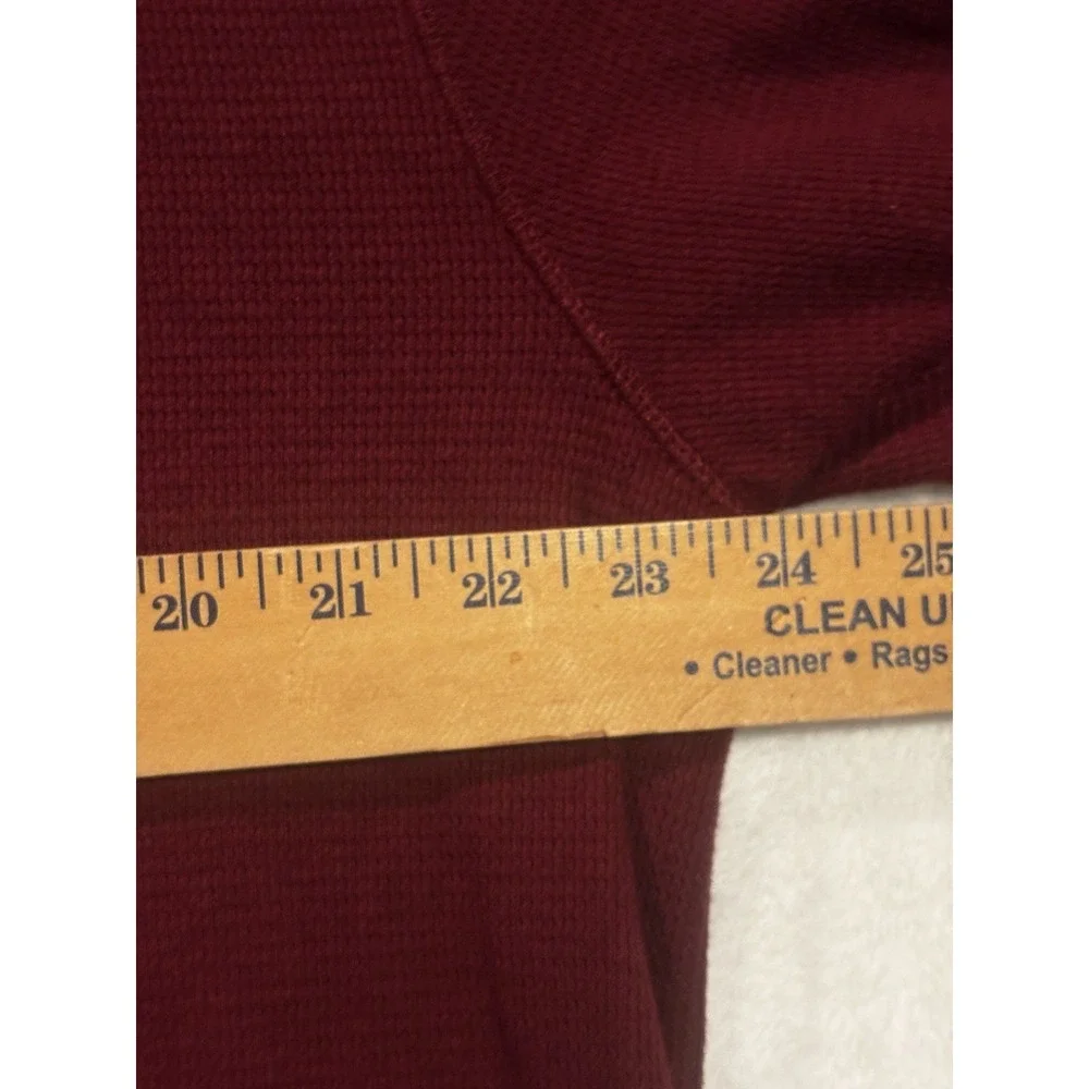 Polo Ralph Lauren Men's Shirt 2XL Sleepwear Long Sleeve Logo Pony‎ Maroon Red